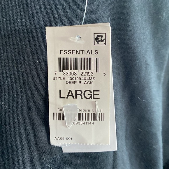 NWT turtle neck black long sleeve - Picture 3 of 5